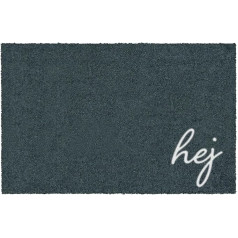 Коврик MOCAVI Hej, моющийся снаружи и внутри, 45 x 70 см, антрацит, премиум качество, сделано в Германии, коврик для обуви, коврик для улавливания гр