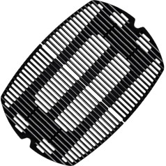 7646 45 x 63,5 Чугунная решетка для газовых грилей Weber Q300, Q320, Q3000, Q3200, Замена решетки для барбекю Weber 57060001 586002 426001 56010049, в упаковке 2 шт.