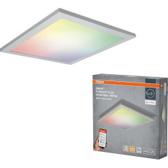 Потолочный панельный светильник OSRAM SMART+ Matter over Wifi, накладной, белый, алюминий, 300 x 300 мм RGB + W, защита IP20, для использования внутри помещений