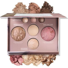 LAURA GELLER New York Best of the Best Powder Baked Makeup and Eyeshadow Palette - 6 нюдовых тонов, румяна, хайлайтер и бронзатор в одном наборе для макияжа, ручная работа в Итал