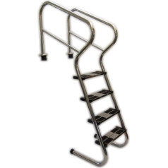 Лестница для бассейна Ideal Eichenwald Лестница из нержавеющей стали 4-х секционная лестница для бассейна