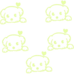 SHINEOFI Набор из 5 светящихся наклеек для выключателей Мультфильм Наклейки для выключателей Ноктилюцентный свет Светящаяся наклейка Наклейк