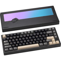 Механическая клавиатура WOBKEY Rainy75 Aluminum HMX Switch с превосходной акустикой, проводным подключением, BT, беспроводным подключением 2.4G (стандарт - ч