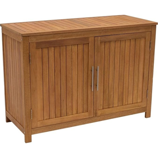 DEGAMO Eukayltpus Wooden Garden Cabinet 120 x 50 cm with Two Levels