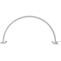 Nagellampe Halbmond Nageltisch Maniküre Haushalts-Schönheitsleuchte Schönheitssalon Desktop-Pflege Augenpflege Einfache LED-Lampe(White)